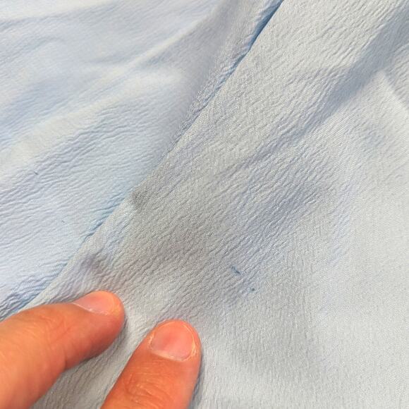 Vintage Handmade Dress Girls Size 18m Blue A Line Retro - Picture 5 of 6